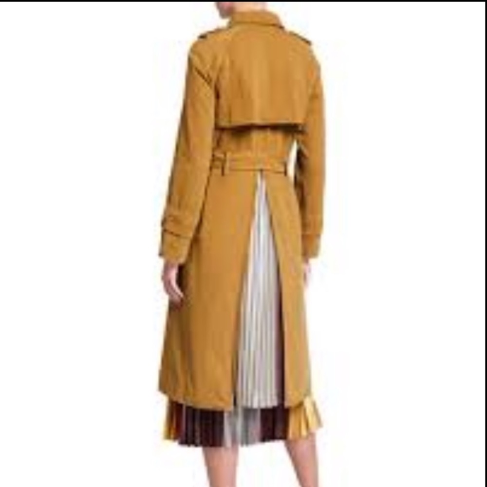 Le Superbe Delon Tan Twill Trench Coat - Picture 2 of 9